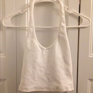 white halter top